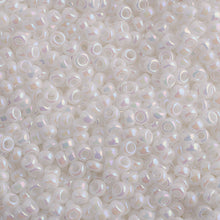 Load image into Gallery viewer, CBM0471v  white pearl AB  miyuki seed bead  11/0
