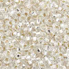 Load image into Gallery viewer, CB1595  seed bead 8/0  silverlined crystal

