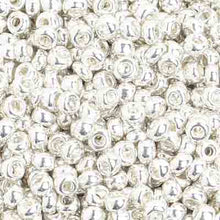 Load image into Gallery viewer, CB1606  seed bead 8/0  metallic silver
