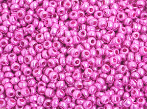 CB9240  seed bead 8/0  metallic pink