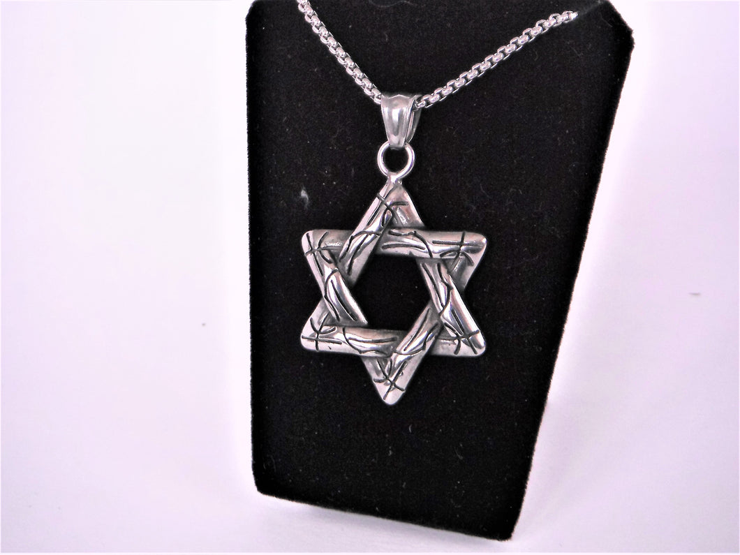 Braided Star of David Necklace