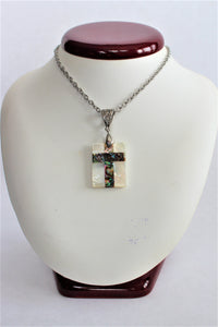 Abalone Cross Necklace