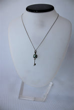 Load image into Gallery viewer, Key Pendant with Pearl Bead
