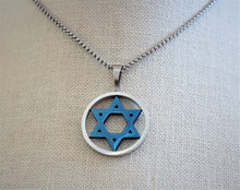 Load image into Gallery viewer, Encircled Star of David Necklace
