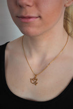 Load image into Gallery viewer, Dove Pendant Necklace

