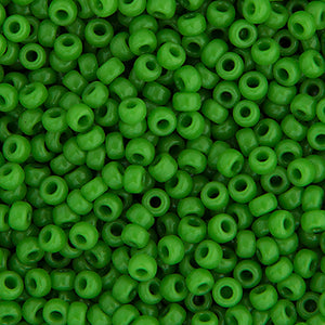 CBM0411v  green pea opaque miyuki seed bead  11/0