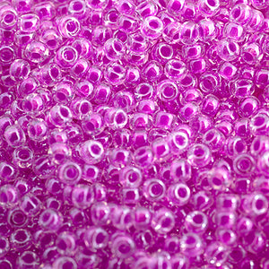 CBM4303v  purple lum neon c/l  miyuki seed bead  11/0