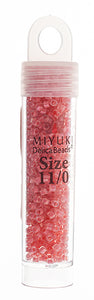 CBM0070v  RD rose/pink delica miyuki seed bead  11/0