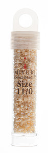 CBM0157v  RD cream delica miyuki seed bead  11/0