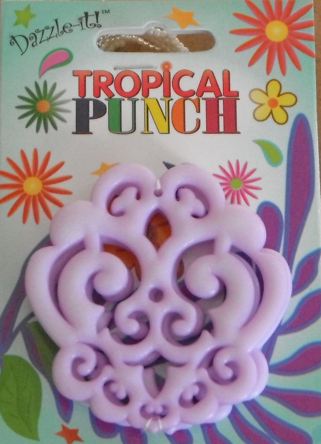 Tropical Punch Fillgree Composite Bead